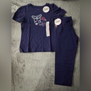 NWT Circo girls purple shirt & pants set M (7/8)